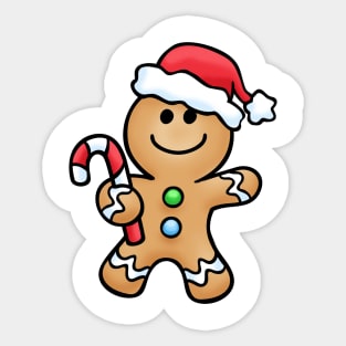 Gingerbread Christmas Cookie Sticker